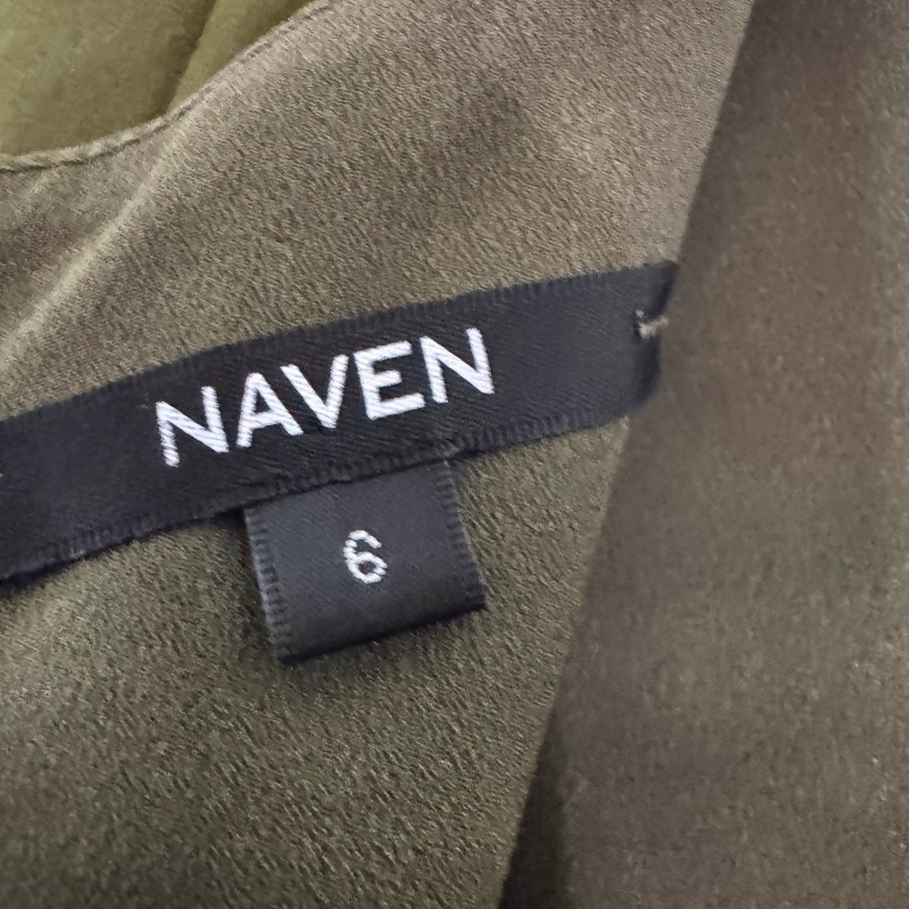 Naven Olive Green Sleeveless Top Size 6 - Picture 5 of 8